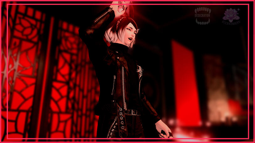 A DJ at Desecration Nightclub.